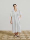 Ophelia Dress, Organic Batiste, Natural