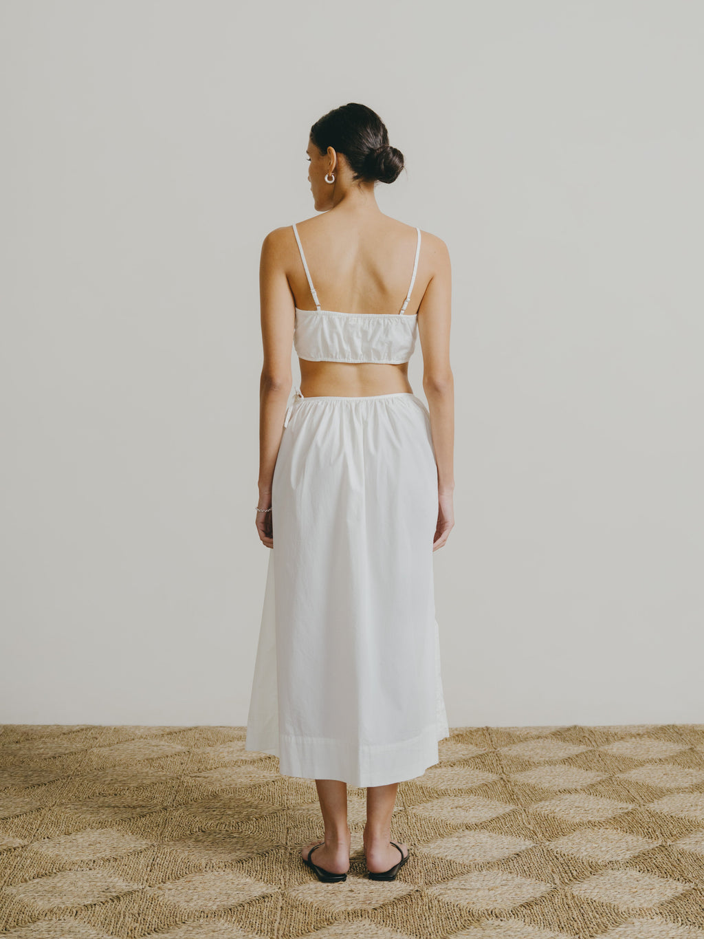Avita Skirt, Organic Poplin, Natural