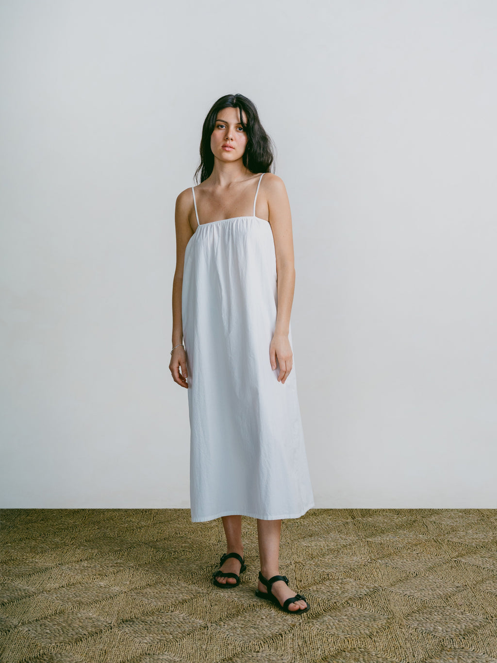 Marta Dress, Organic Batiste, Natural