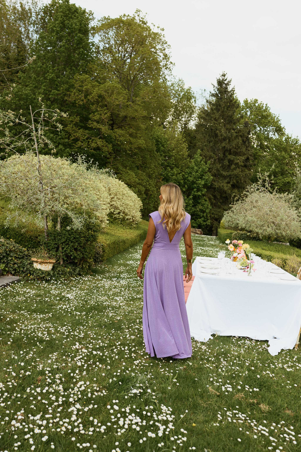 Glittery Lilac Lya Dress
