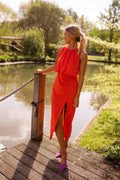 Orange Tory Dress