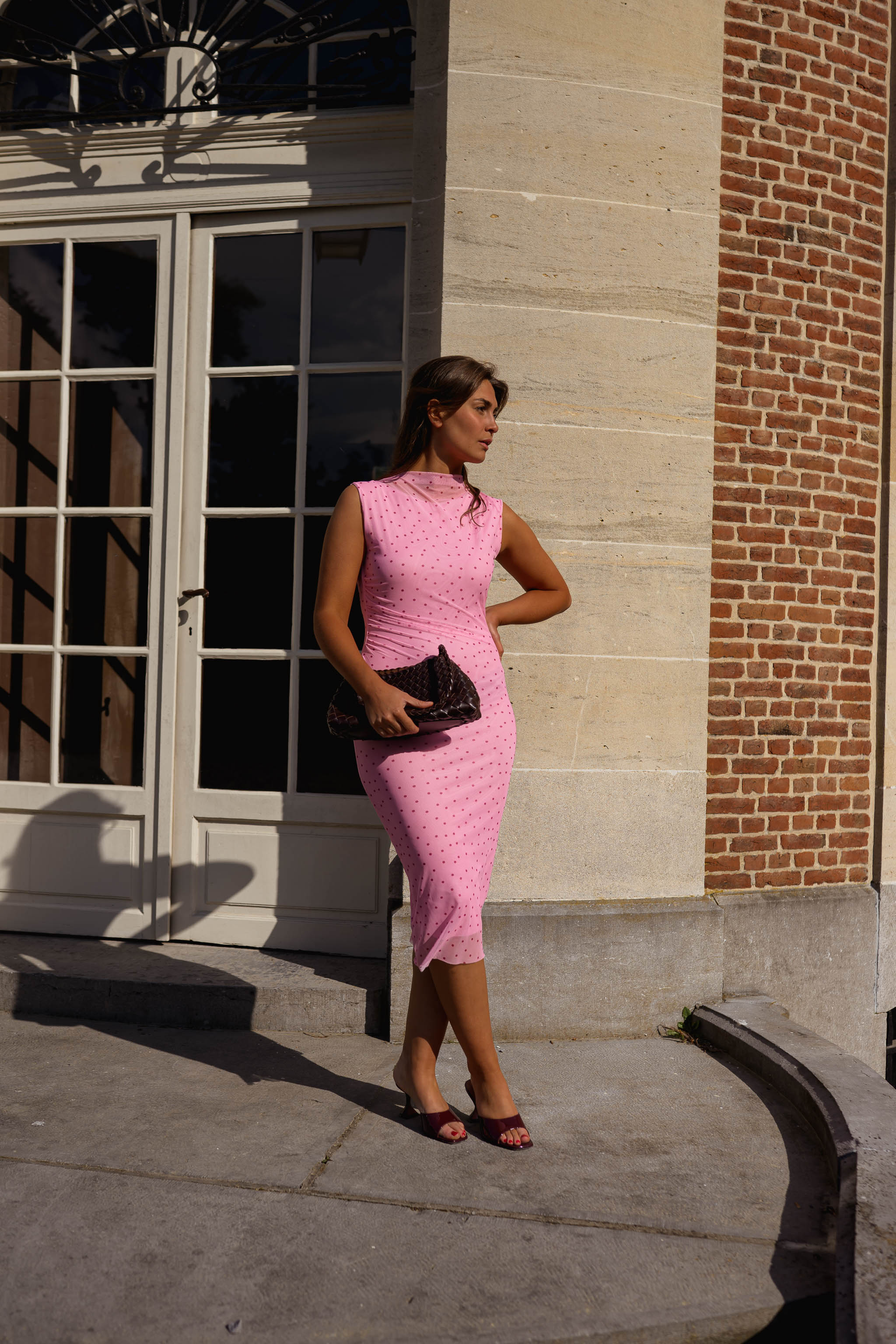 Pink Polka Dot Faby Dress