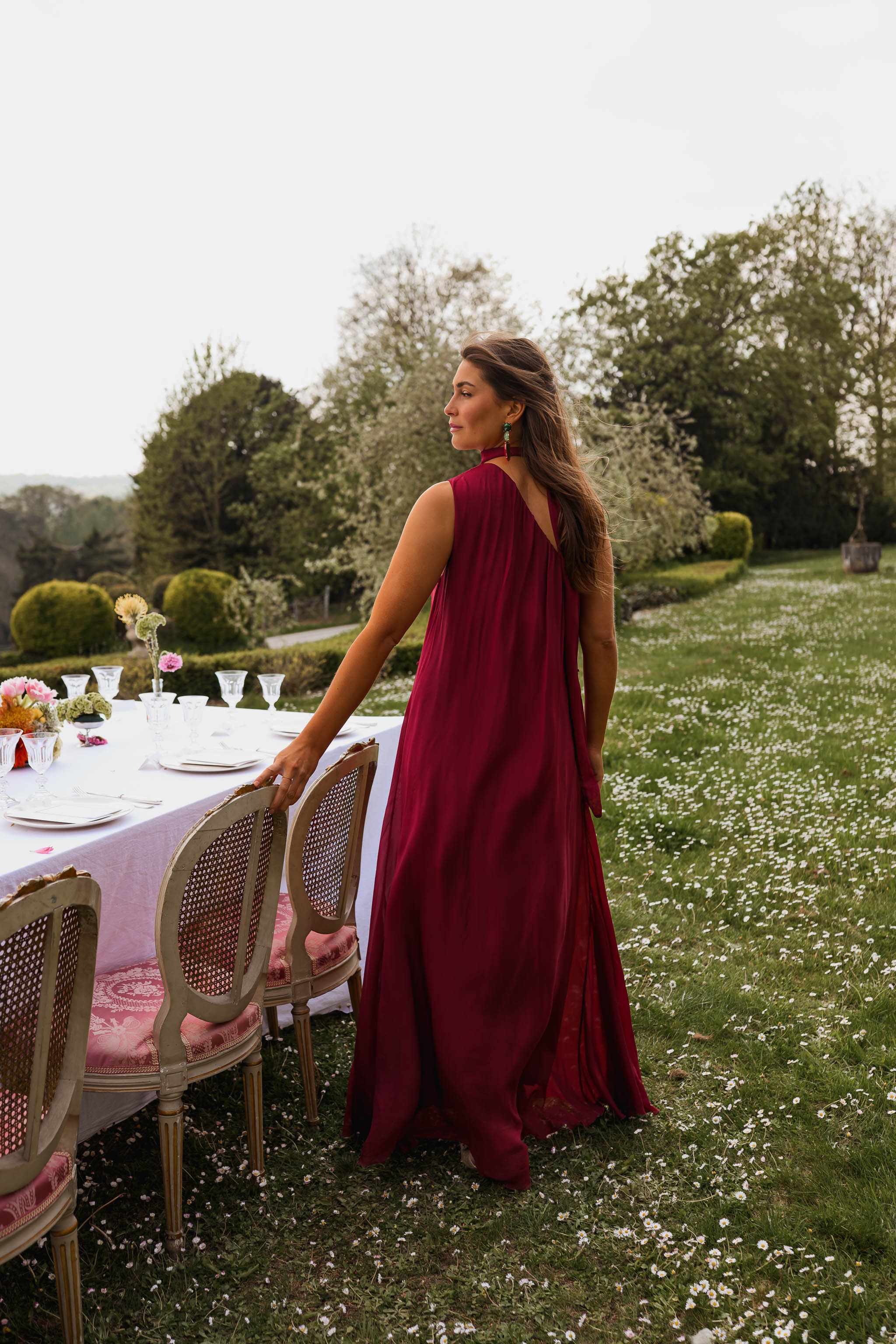 Raspberry Isia Dress