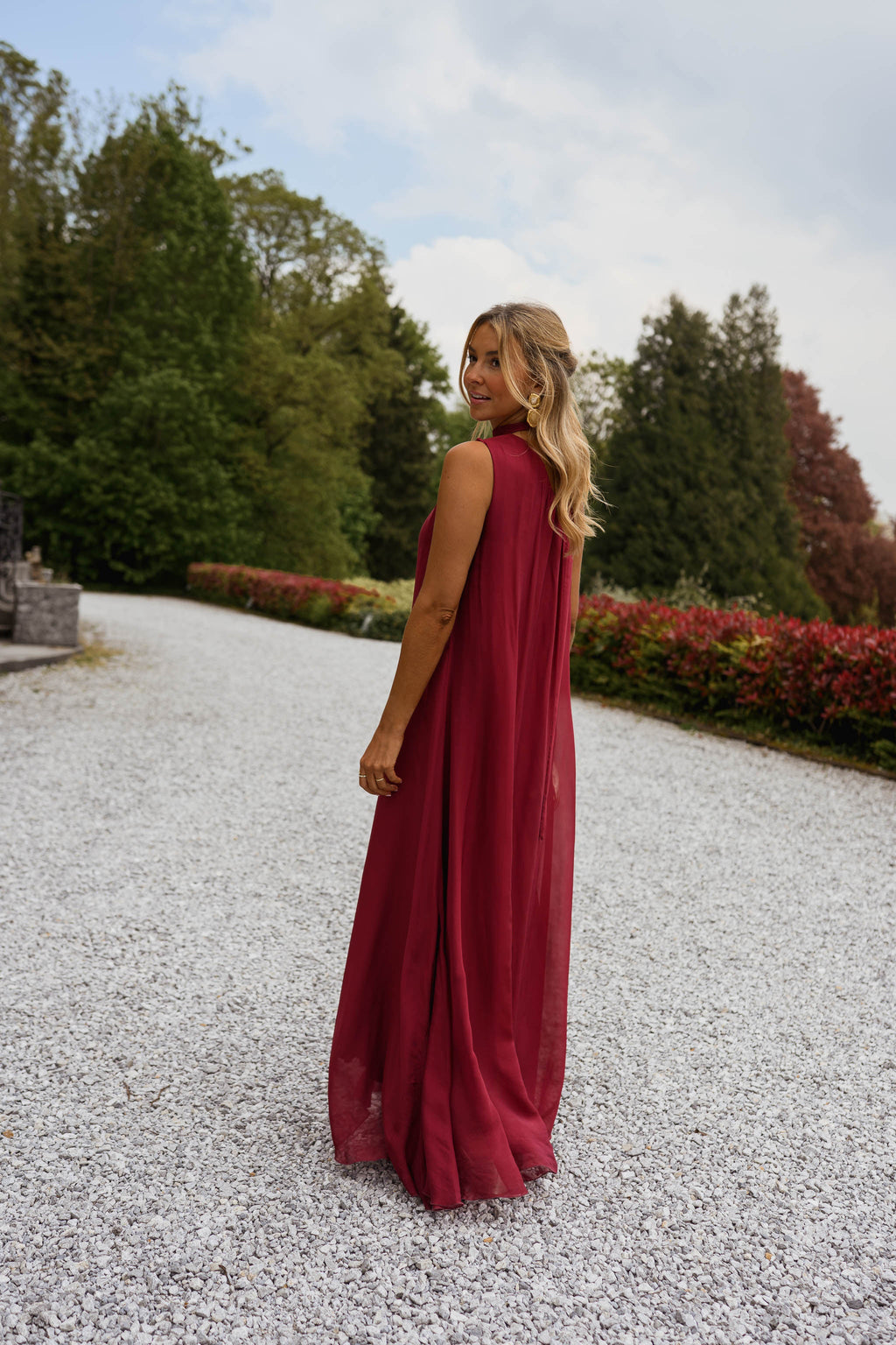 Raspberry Isia Dress