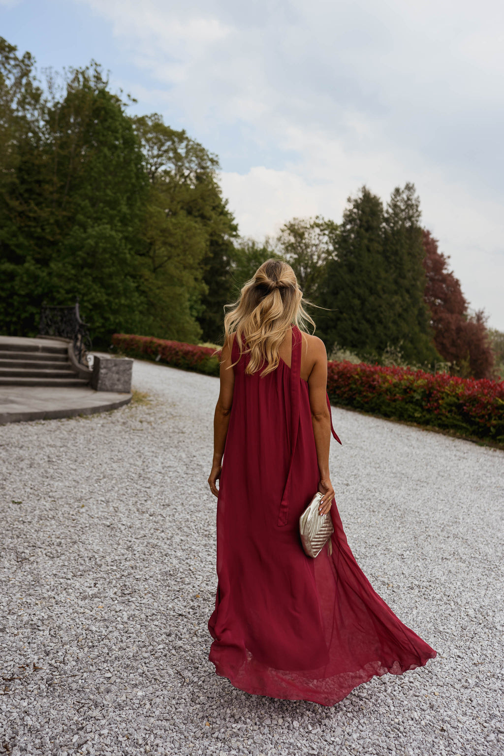 Raspberry Isia Dress