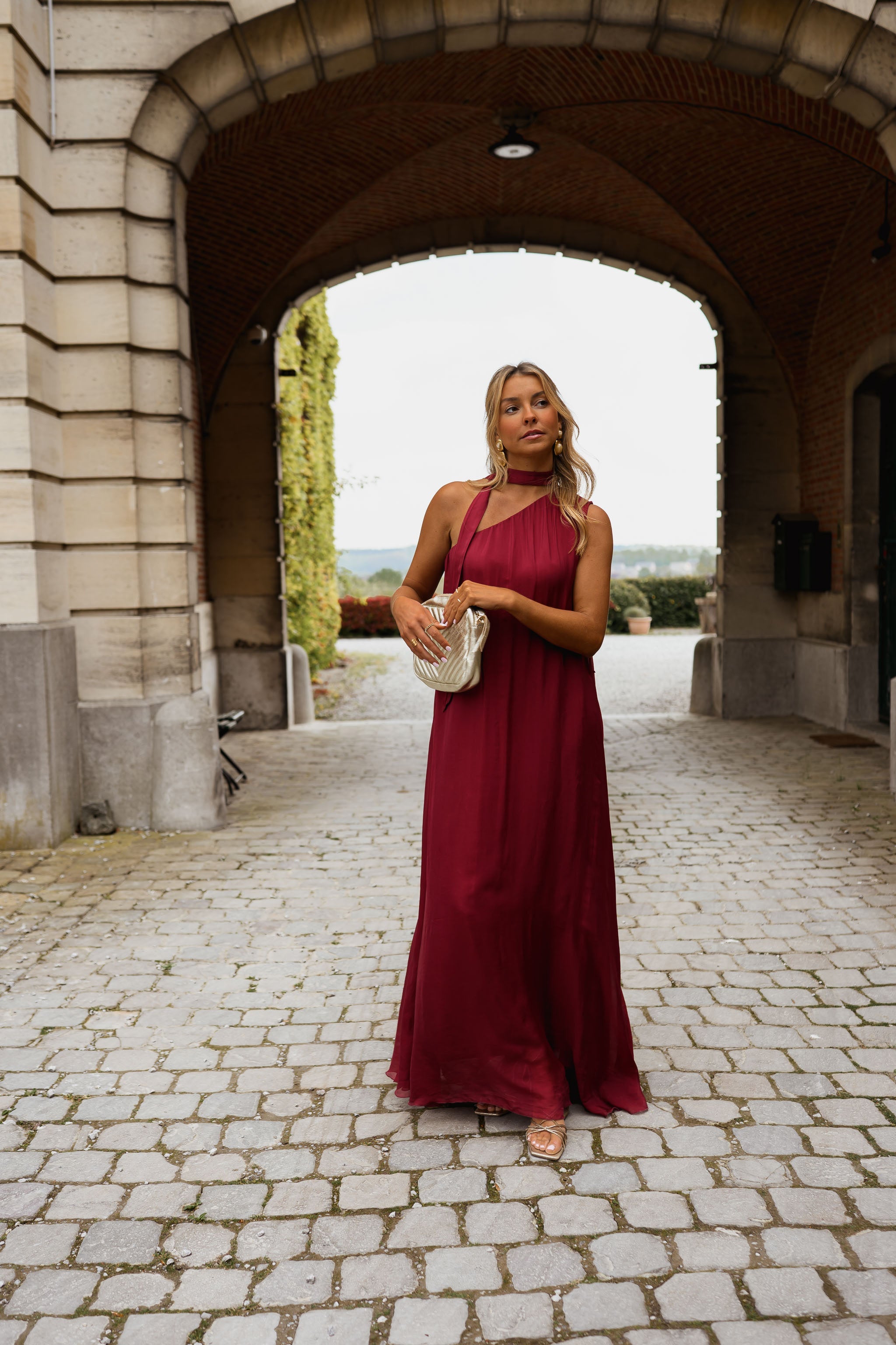 Raspberry Isia Dress