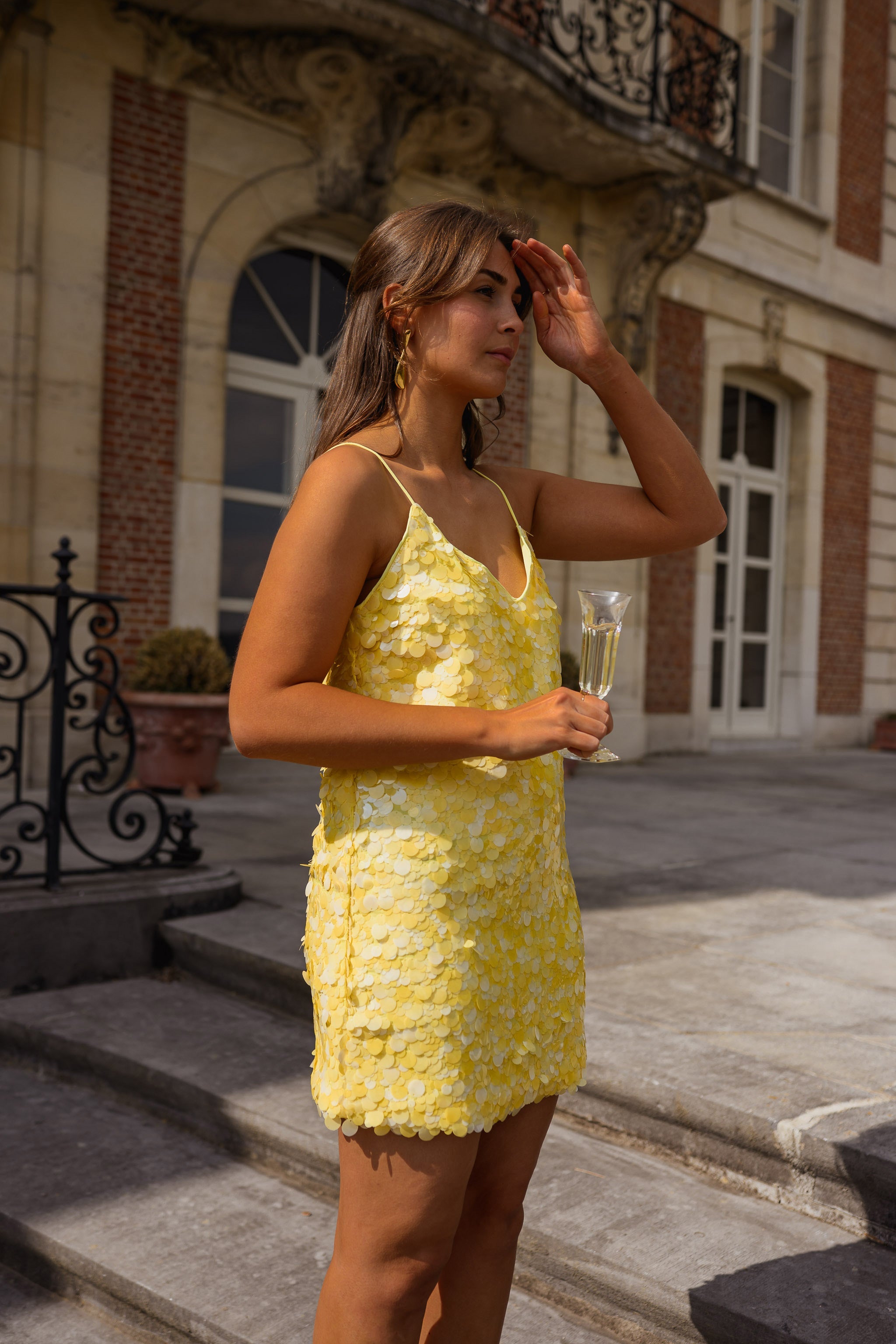 Yellow Sequin Amarillo Dress